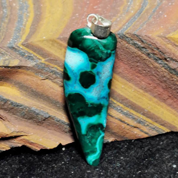 Malachit Chrysokoll Anhänger